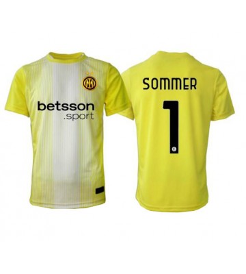 Inter Milan Yann Sommer #1 Brankářské Venkovní Dres 2025-26 Krátký Rukáv